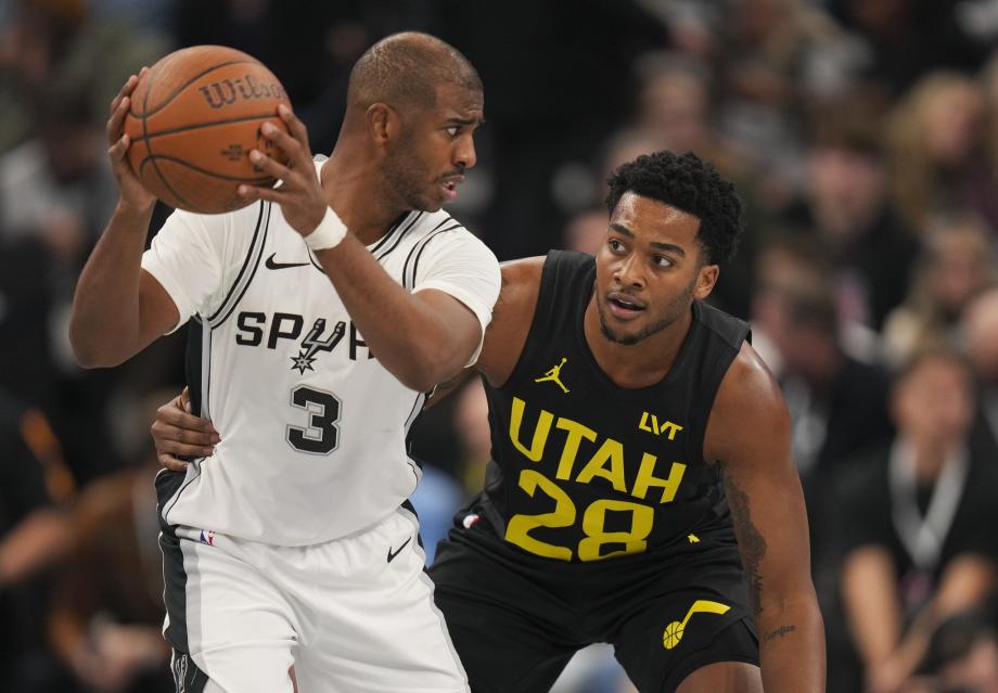 文班亚马34+7乔治26+5 马刺击败爵士取四连胜