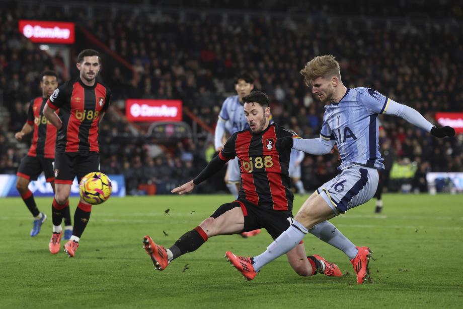 怀森制胜球孙兴慜破门被吹 热刺0-1伯恩茅斯