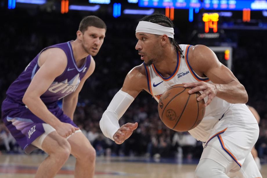 唐斯31+21克拉克森25分 尼克斯轻取爵士9连胜