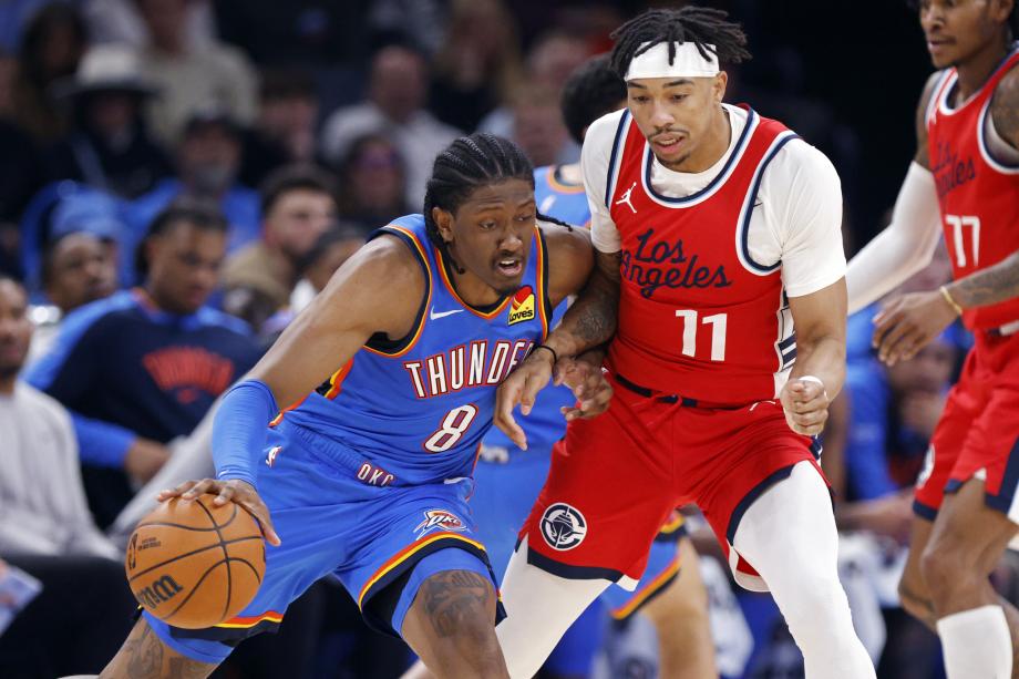 亚历山大29+8鲍威尔低迷 哈登缺阵雷霆胜快船