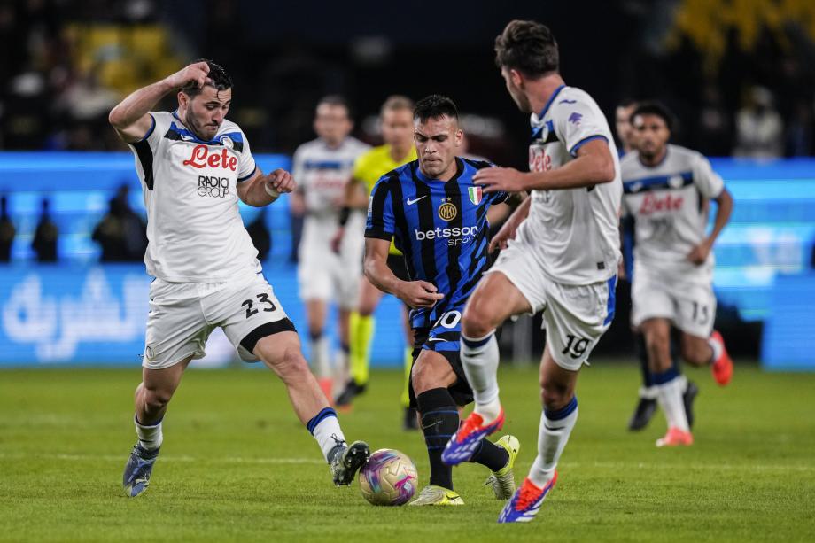 意超级杯-邓弗里斯倒钩+世界波 国米2-0亚特兰大