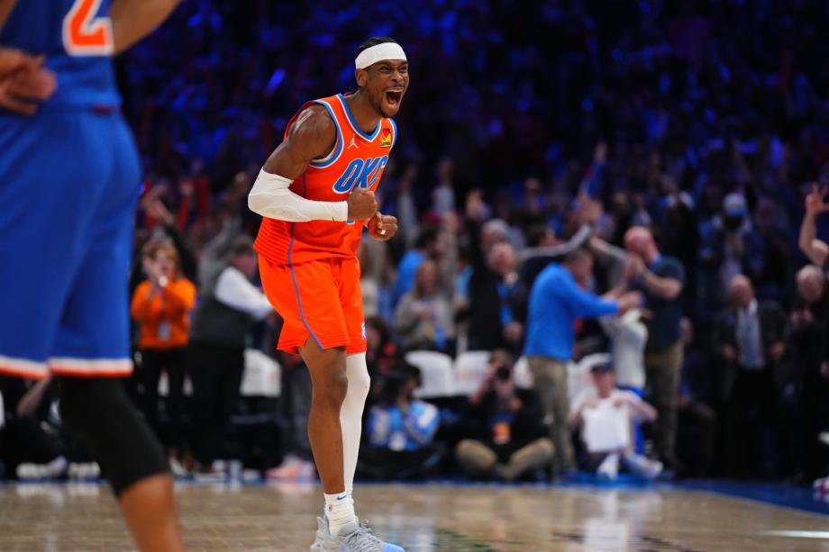 亚历山大33+7唐斯17+22 雷霆逆转尼克斯14连胜