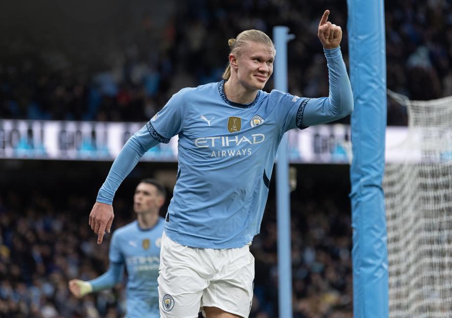 萨维尼奥造三球哈兰德双响 曼城4-1取两连胜