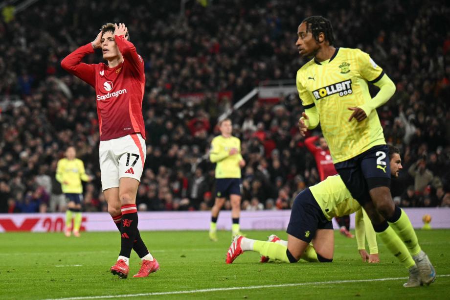 英超-阿玛德戴帽安东尼失空门 曼联3-1南安普顿