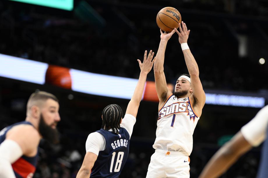 布克37+5杜兰特23分 邓恩两双 奇才8连败