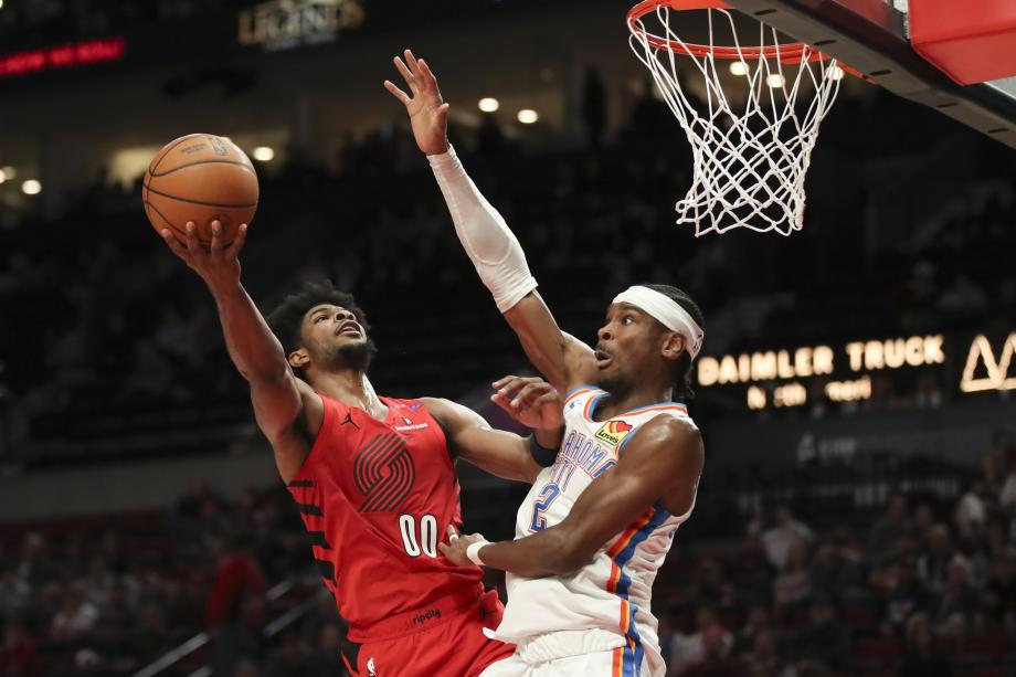 亚历山大35分杰威24+5+8 雷霆终结开拓者4连胜