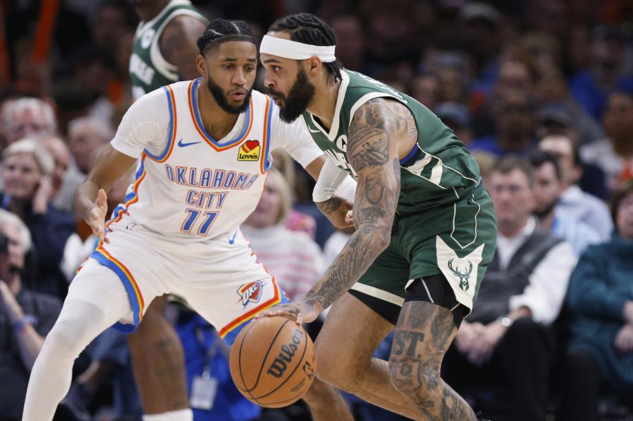 亚历山大34+6字母哥缺阵 雷霆送雄鹿4连败