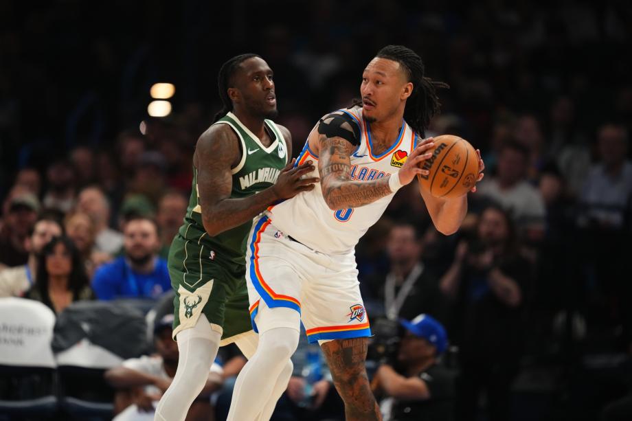 亚历山大34+6字母哥缺阵 雷霆送雄鹿4连败