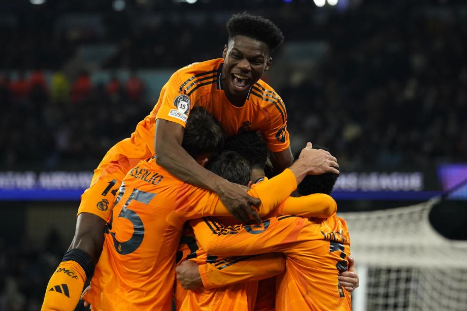 欧冠-贝林厄姆绝杀姆巴佩破门 皇马客场3-2胜曼城