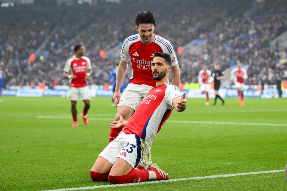 梅里诺替补梅开二度 阿森纳客场2-0莱斯特城