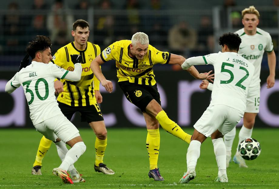 欧冠-多特蒙德0-0总比分3-0葡萄牙体育晋级16强