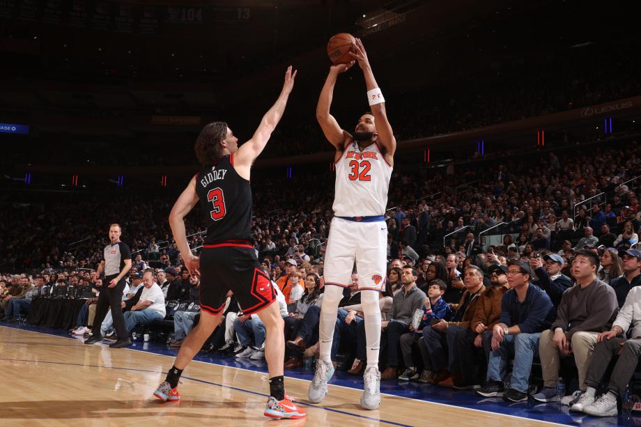 唐斯32+18布伦森22+12 尼克斯加时险胜公牛