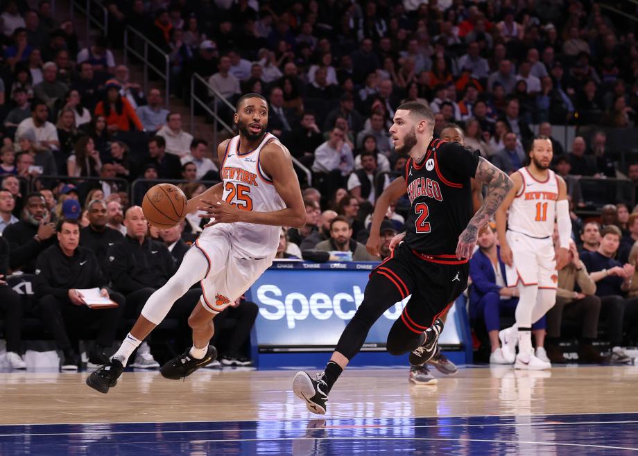 唐斯32+18布伦森22+12 尼克斯加时险胜公牛