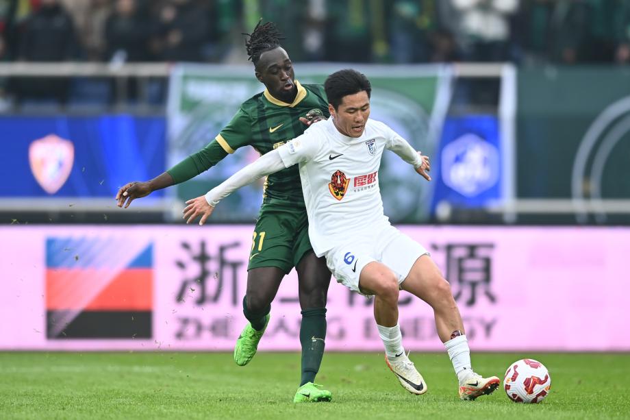 中超-弗兰克破门卡兰加进球 大连英博1-1浙江队