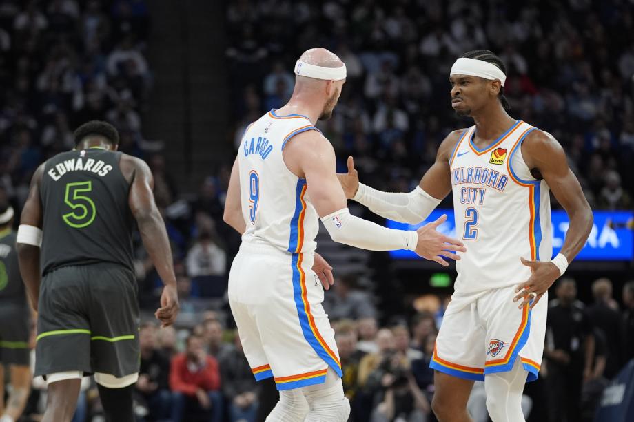 亚历山大37+8爱德华兹29+10 雷霆客胜森林狼