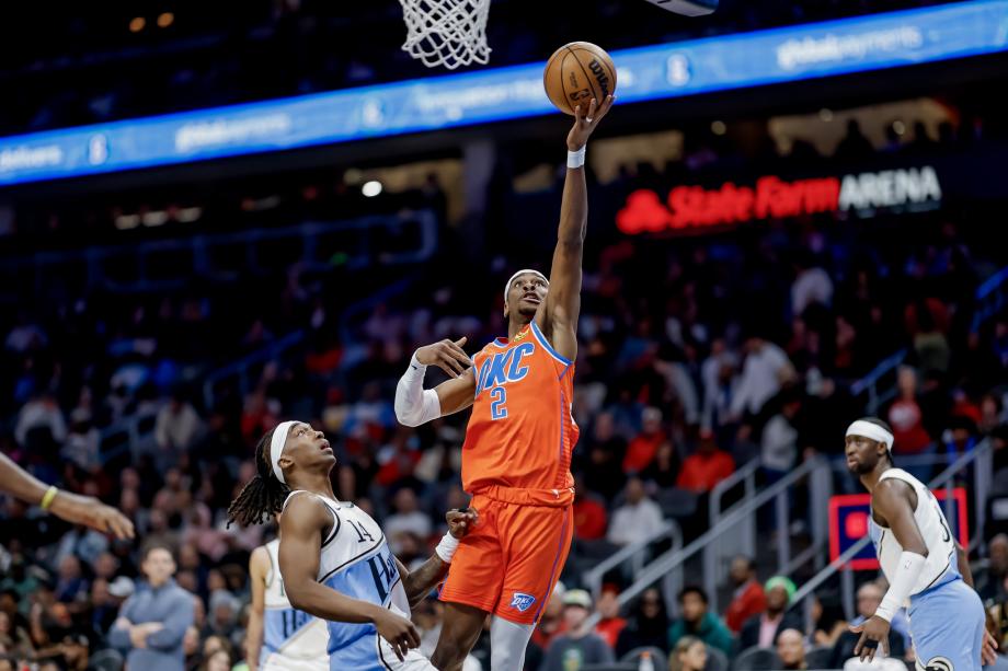 亚历山大31分特雷-杨19+12 雷霆客场轻取老鹰