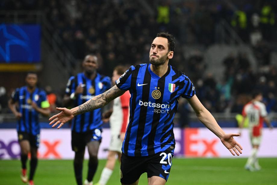 欧冠-图拉姆、恰20破门 国米4-1费耶诺德进8强