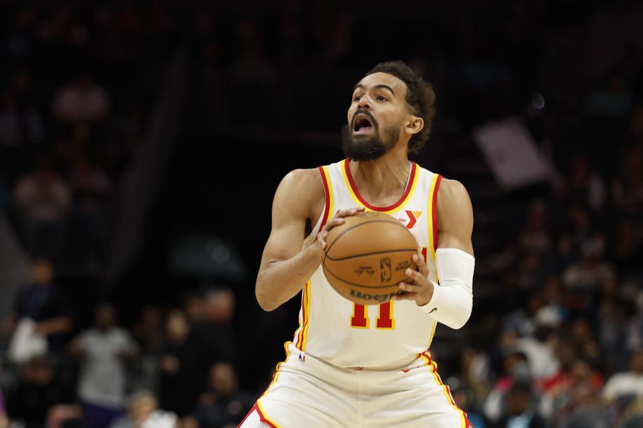 NBA常规赛：老鹰134-102黄蜂 特雷杨31分