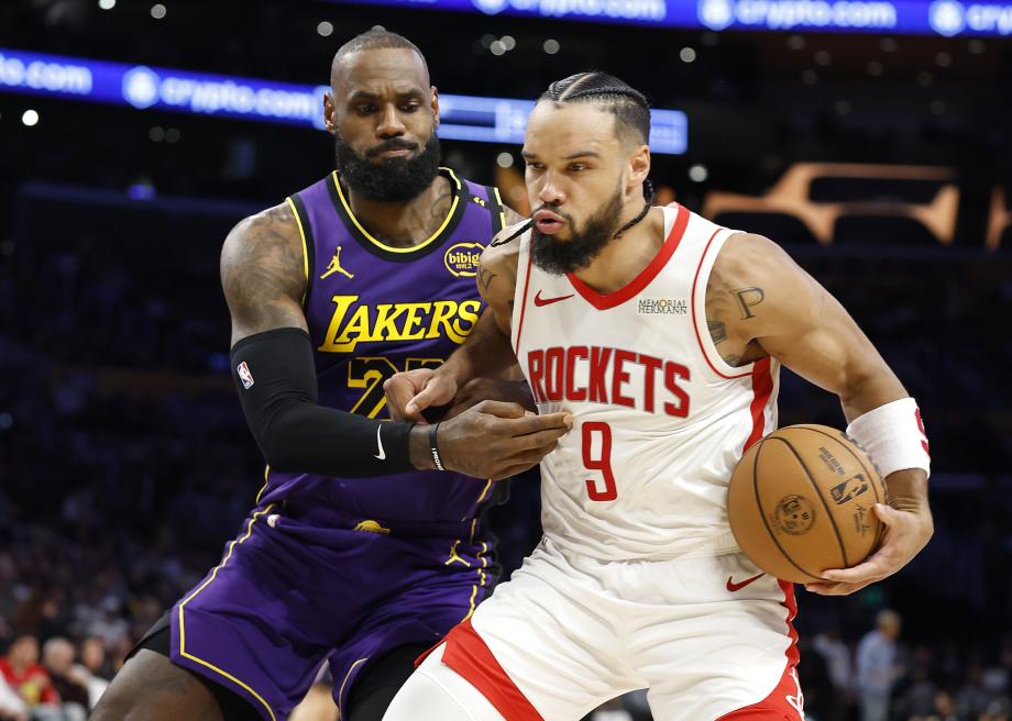 东契奇20分詹姆斯16分 湖人104-98击败火箭