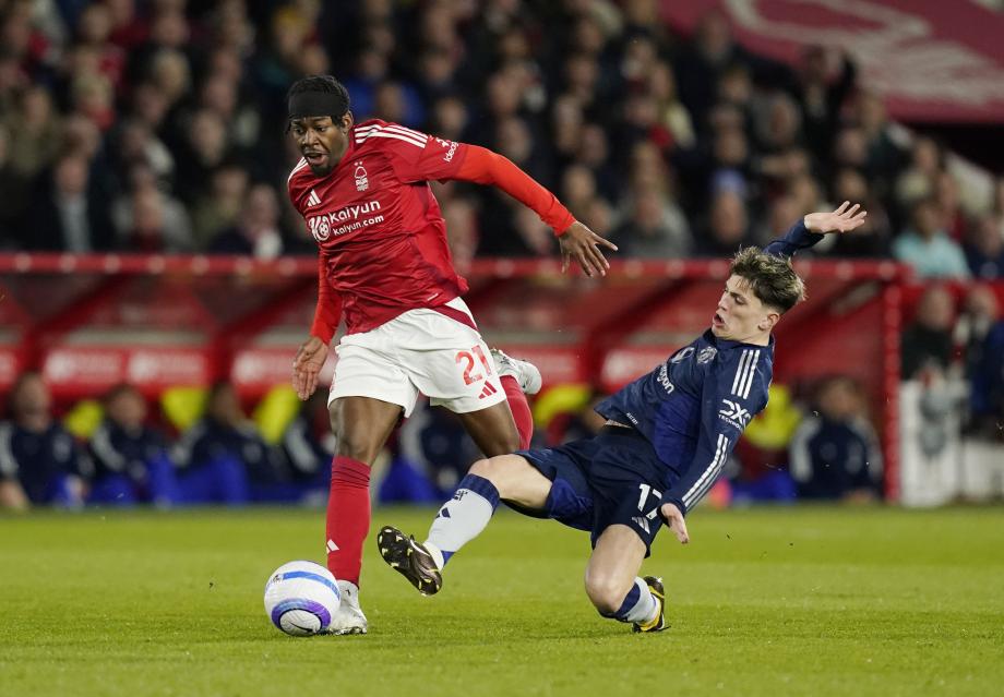 诺丁汉森林1-0曼联 伊兰加破旧主