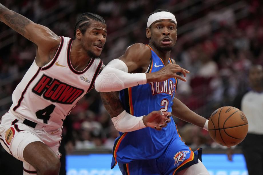 杰伦·格林34分申京31分 火箭终结雷霆11连胜