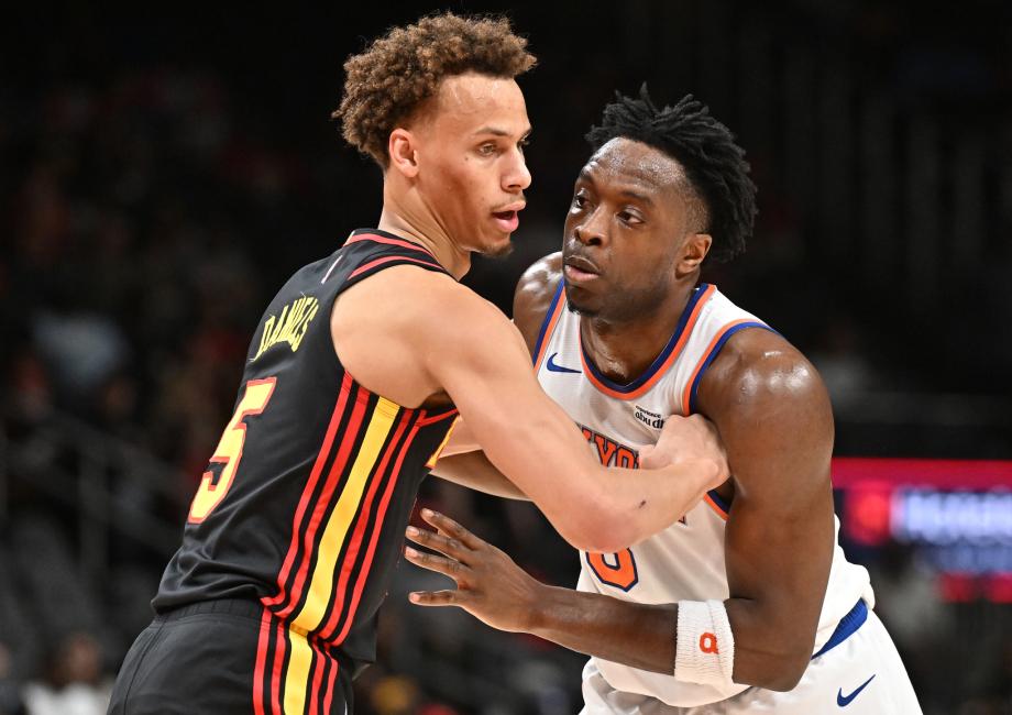 唐斯30+11哈特16+9+11 尼克斯客场轻取老鹰