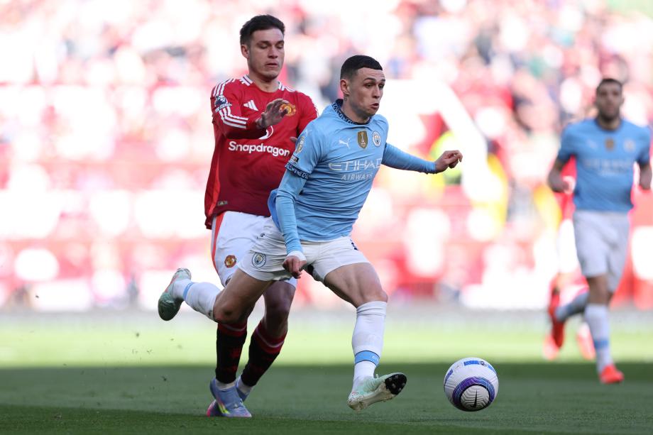 英超-曼市德比双方屡失良机 曼联主场0-0曼城