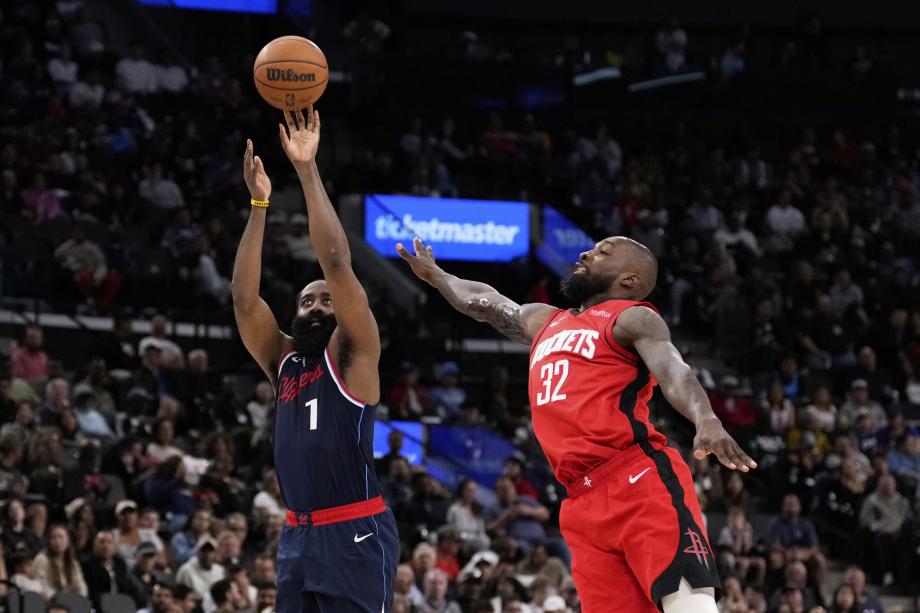 哈登35+10祖巴茨20分 快船轻取火箭迎六连胜