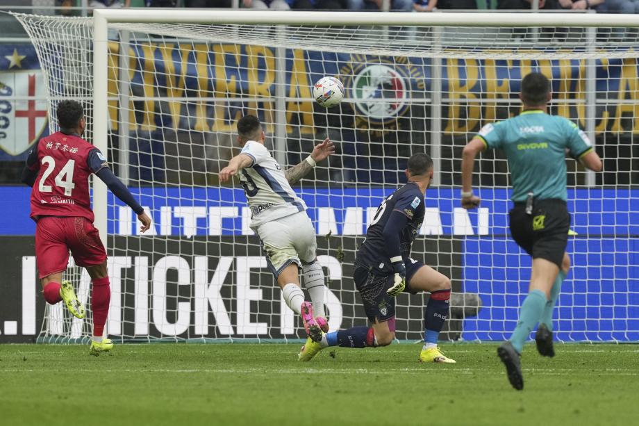 阿瑙托维奇传射劳塔罗破门 国米3-1卡利亚里