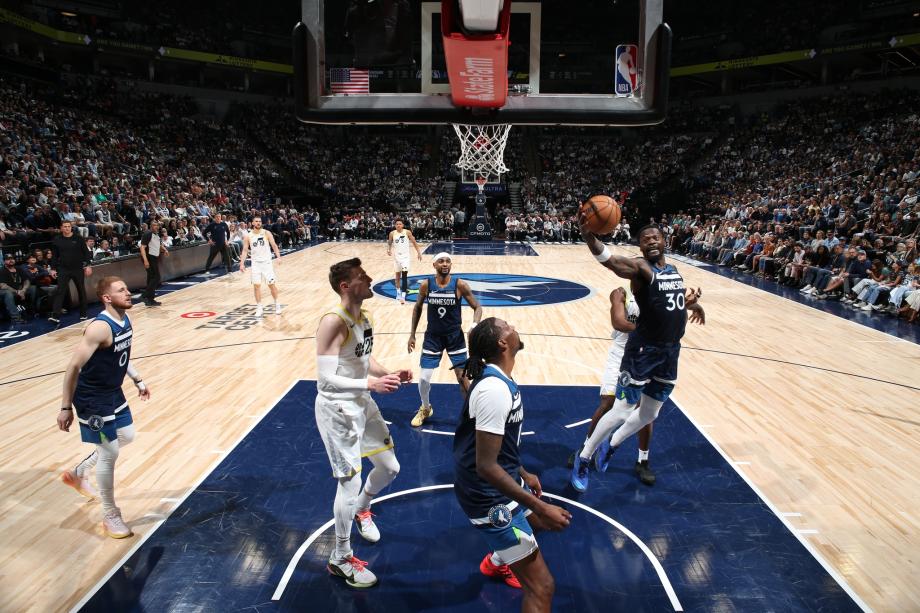 爱德华兹43分 森林狼胜爵士西部第六