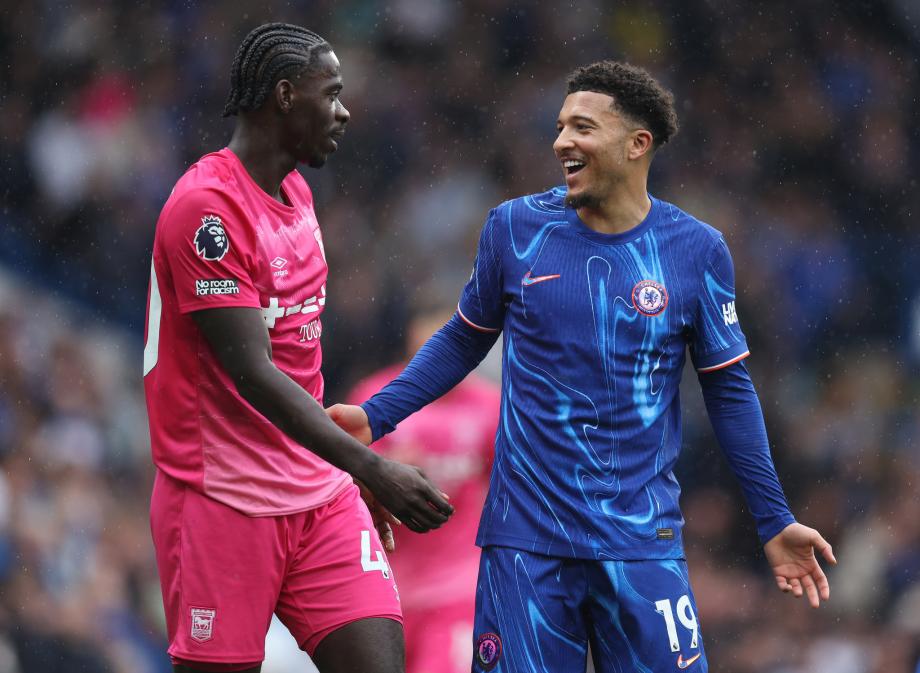 英超-恩西索传射桑乔世界波 切尔西2-2伊普斯维奇