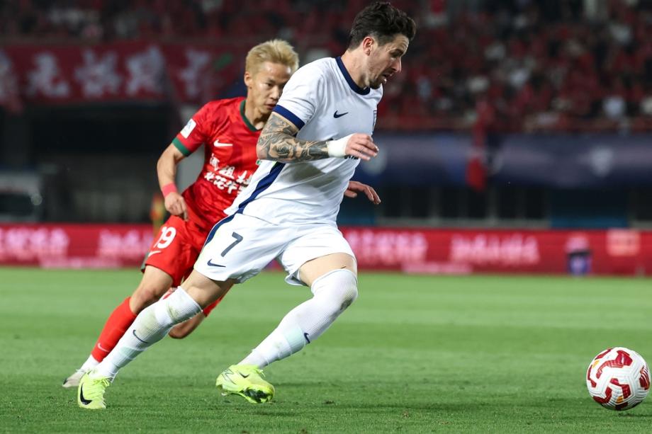 绍尔传射图多列绝杀 武汉三镇2-1逆转河南队