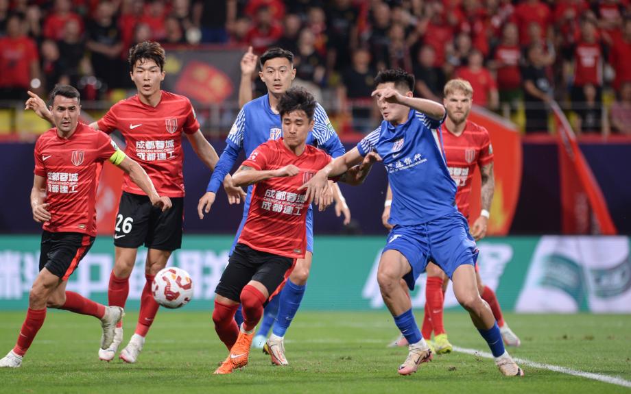 罗慕洛破门 成都蓉城1-0送上海申花赛季首败