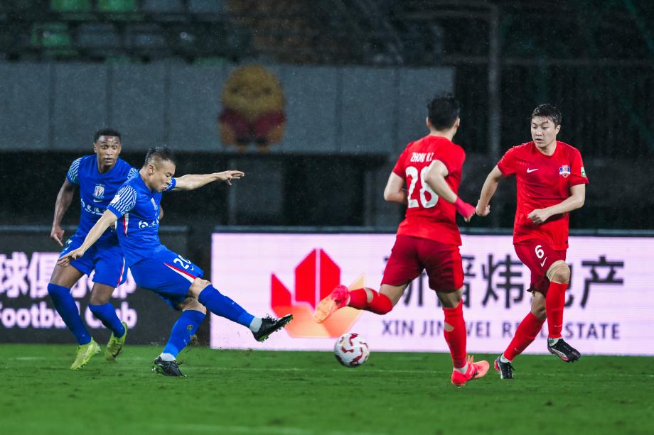 刘诚宇建功米内罗破门 梅州客家1-3上海申花