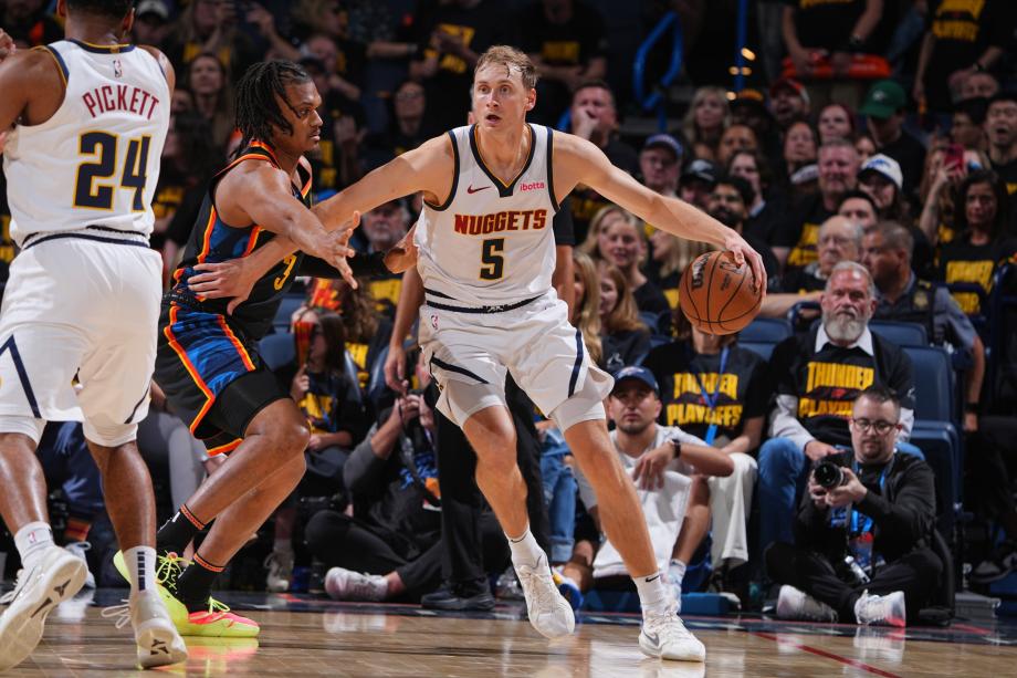 亚历山大34+8约基奇6犯 雷霆狂胜掘金总分1-1