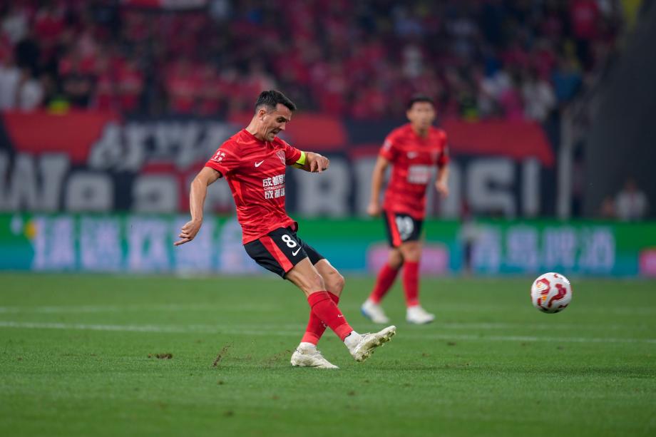 中超-费利佩破门罗穆洛失点 成都蓉城1-1西海岸