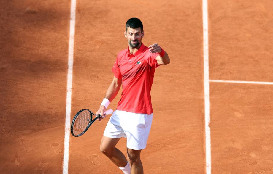 [图]德约科维奇晋级法网八强 成绩个东谈主法网第100胜体育录像/图片