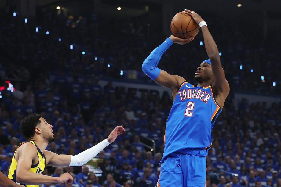 亚历山大34分 雷霆轻取步行者扳平总决赛总比分