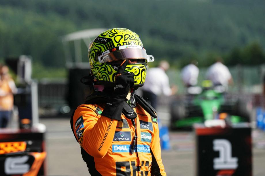 [图]F1比利时站排位赛：诺里斯夺杆位 皮亚斯特里第二体育录像/图片