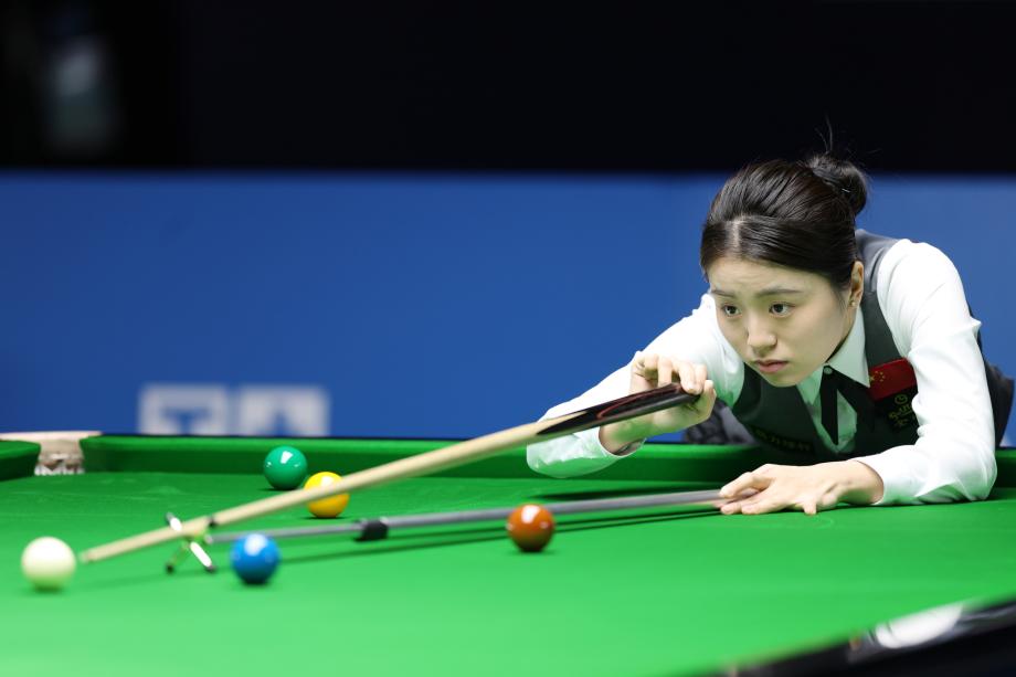 [图]中国选手白雨露获女子斯诺克6红球金牌配资网站排名第一