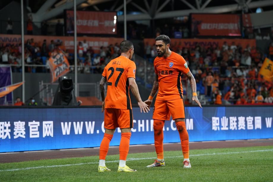 罗竞破门韩子龙进球 云南玉昆战胜武汉三镇