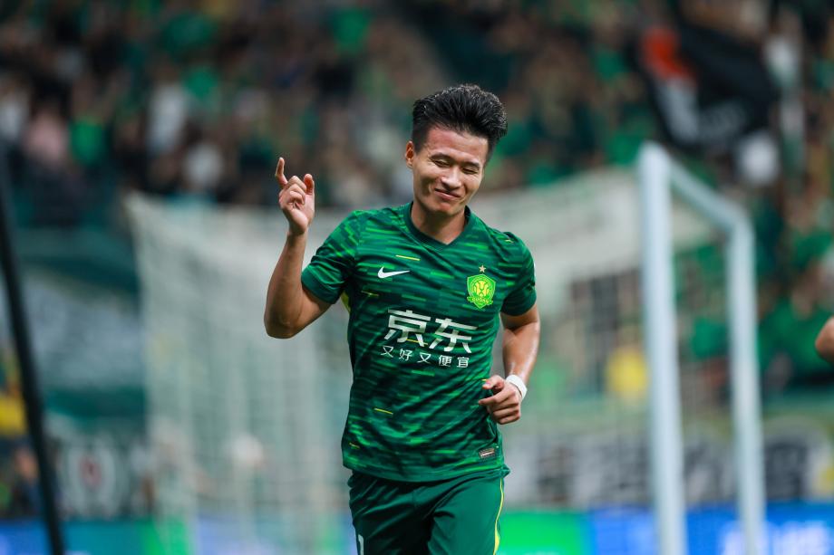 林良铭传射张玉宁破门 北京国安4-0武汉三镇