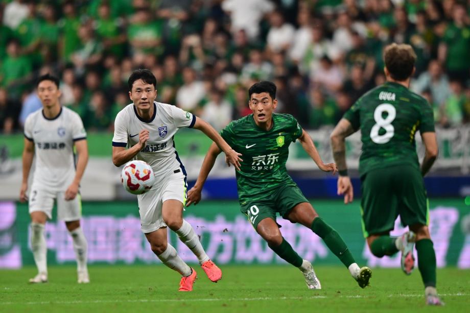 林良铭传射张玉宁破门 北京国安4-0武汉三镇