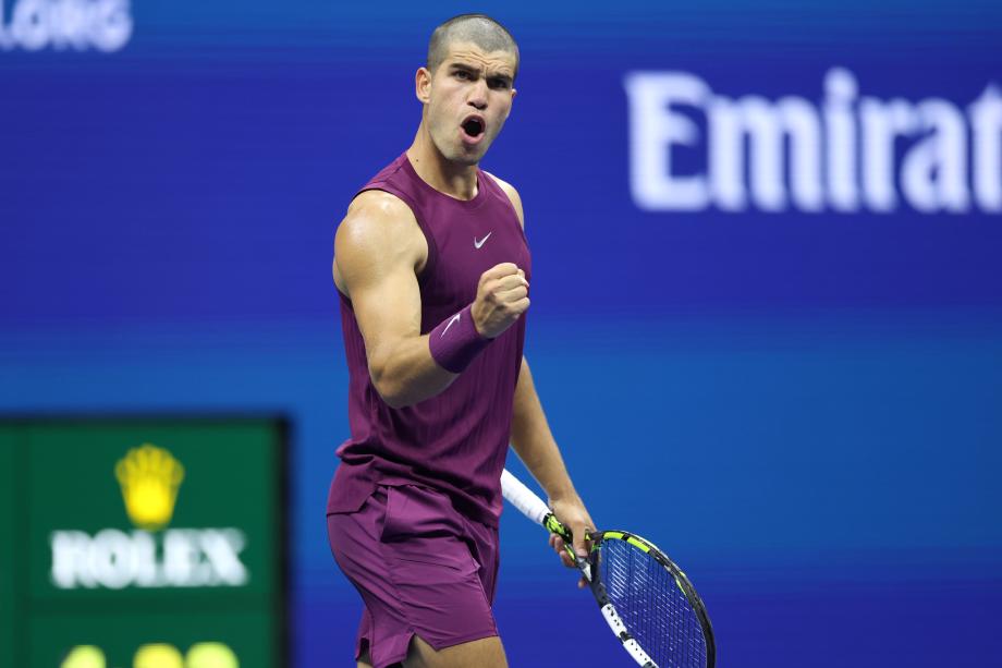 [图]阿尔卡拉斯新造型首秀打败奥佩尔卡 得到好意思网开门红