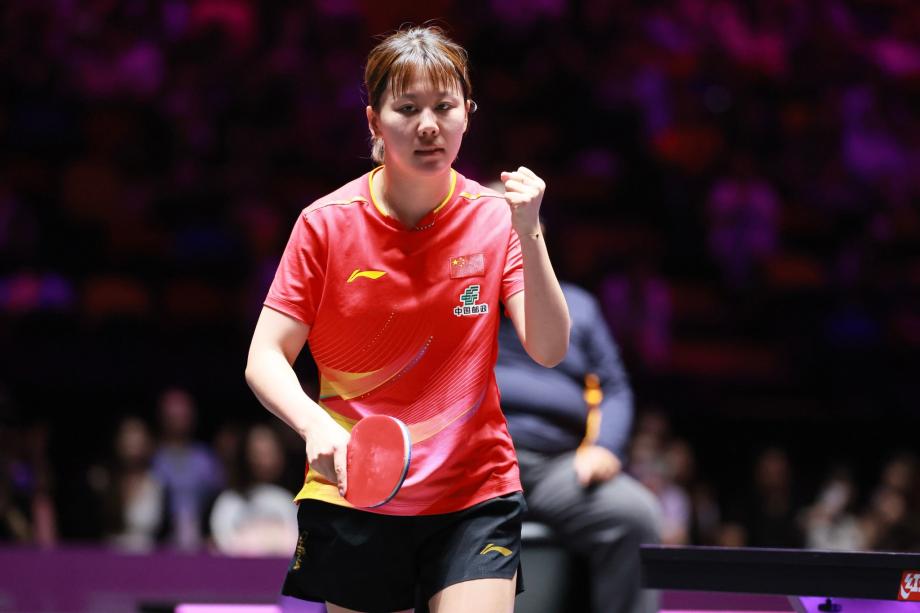 [图]WTT澳门冠军赛：陈幸同4-1淘汰韩莹 晋级女单四强体育赛事直播