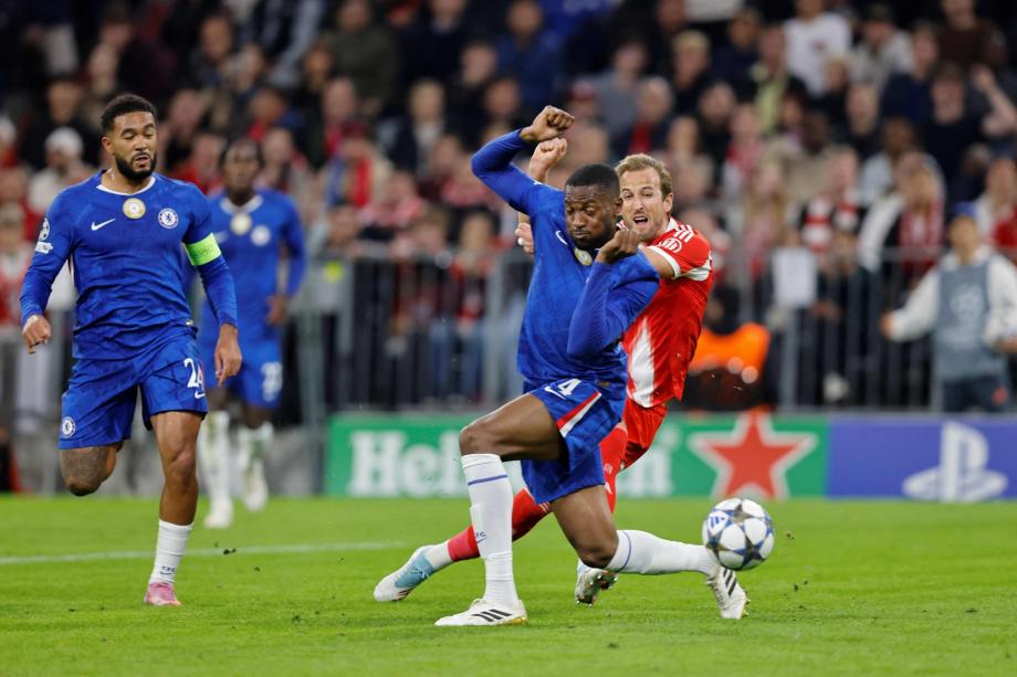 凯恩双响查洛巴乌龙帕尔默破门 拜仁3-1切尔西