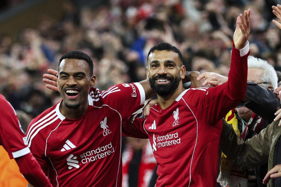 欧冠-范迪克补时绝杀略伦特双响 利物浦3-2马竞