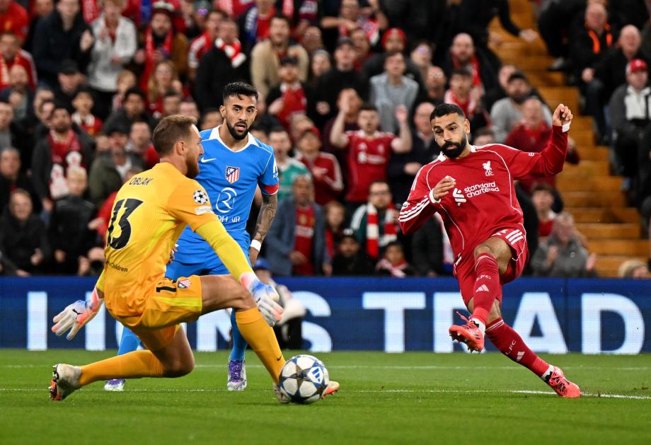 欧冠-范迪克补时绝杀略伦特双响 利物浦3-2马竞