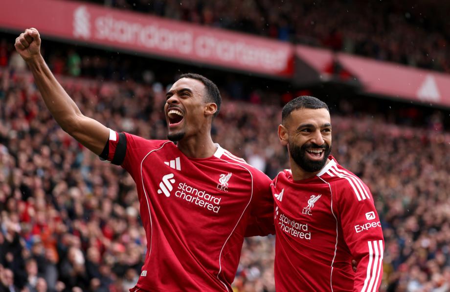 英超-赫拉芬贝赫传射 利物浦2-1埃弗顿五连胜领跑