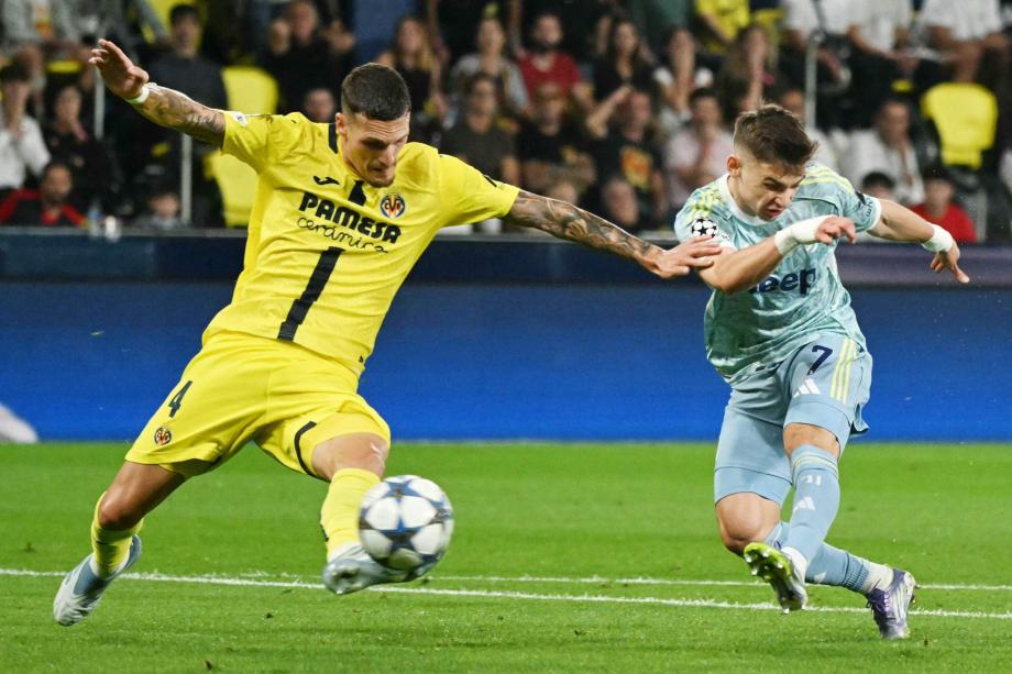 加蒂倒钩孔塞桑一条龙 尤文2-2比利亚雷亚尔